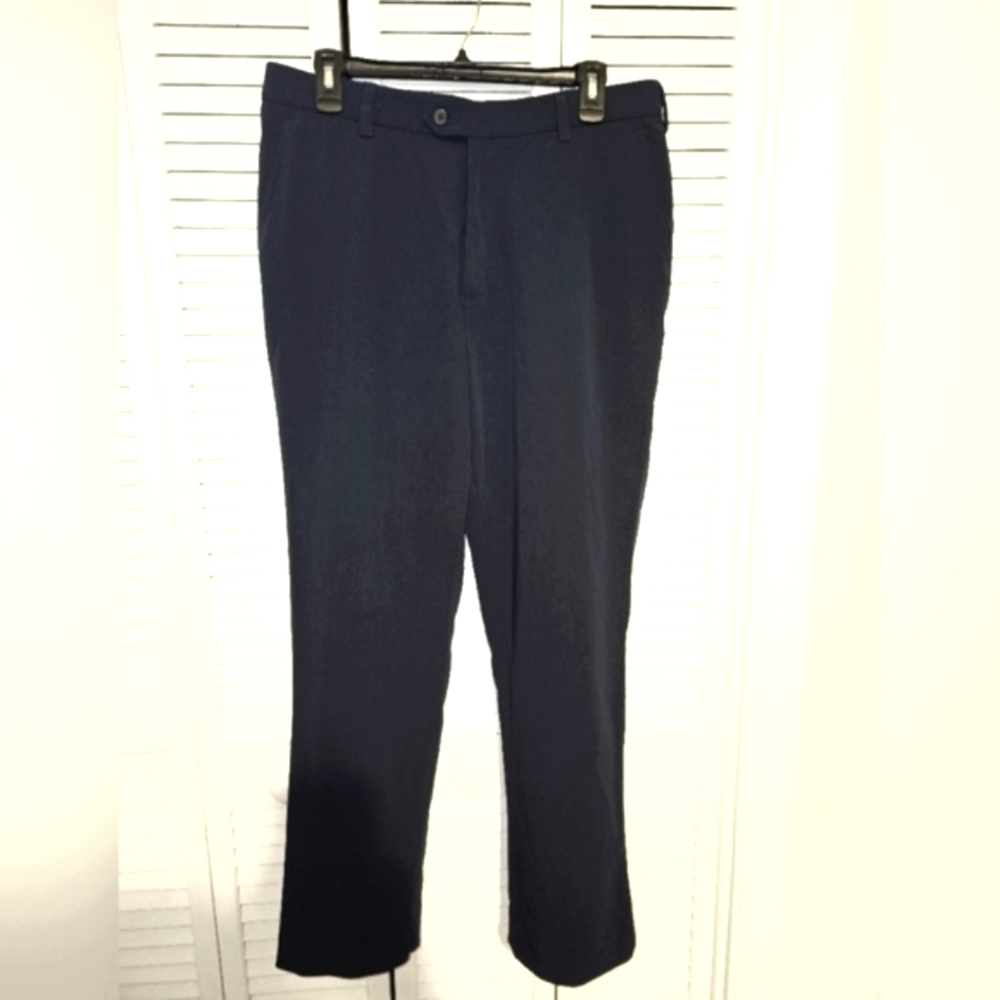 George Men's 34 x 30 Navy Slacks